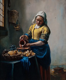 The Milkmaid (after Vermeer)