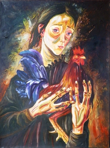 La tía del Gallo (A Women With The Rooster)